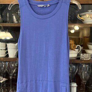 Athleta Small Purple/ Periwinkle Tank Top with pockets and keyhole back S